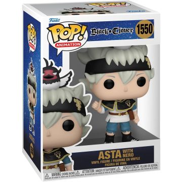 FUNKO POP ANIME Black Clover 1550 Asta w/Nero 9cm