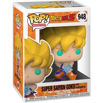 FUNKO POP ANIME Dragon Ball Z 948 Super Saiyan Goku with Kamehameha 9cm