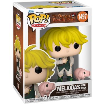 FUNKO POP ANIME Seven Deadly Sins 1497 Meliodas con Hawk 9cm