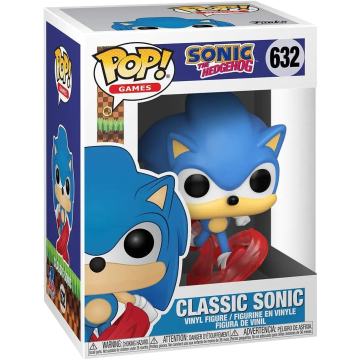 FUNKO POP GAMES Sonic the Hedgehog 632 Classic Sonic Running 9cm