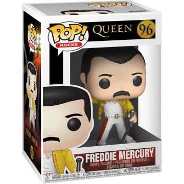 FUNKO POP MUSIC 96 Queen Freddy Mercury Wembley 1986 9cm