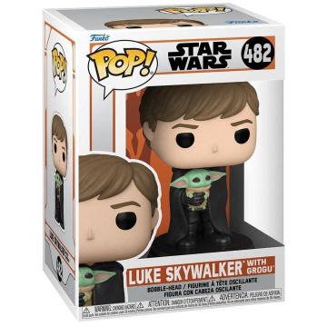 FUNKO POP STAR WARS 482 The Mandalorian Luke with Grogu 9cm
