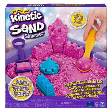 KINETIC SAND Castello di Sabbia Shimmer Rosa 3+