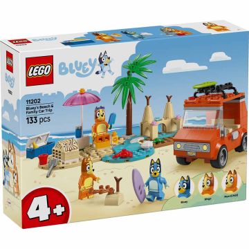 LEGO 11202 Vacanza sulla spiaggia della famiglia di Bluey | LEGO per Bambini 4+ 