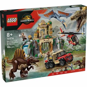 LEGO JURASSIC WORLD 76976 Missione aerea con Spinosauro e Quetzalcoatlus | LEGO JURASSIC WORLD 8+