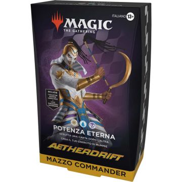 Magic Mazzo Commander Aetherdrift Potenza Eterna | Gioco di Carte Magic ITA 13+ 