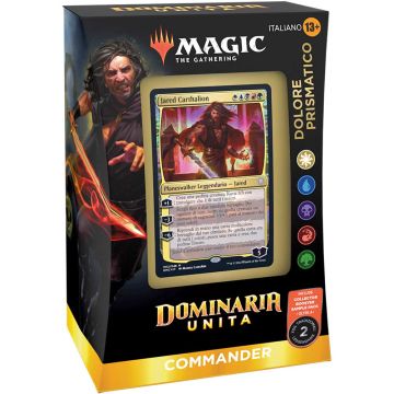 Magic Mazzo Commander Dominaria Unita Dolore Prismatico | Gioco di Carte Magic ITA 13+ 