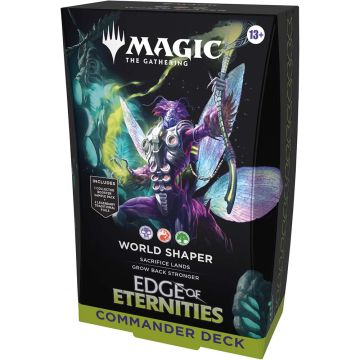 Magic Commander Deck Edge Of Eternities World Shaper | Gioco di Carte Magic ENG 13+