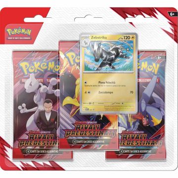 Pokémon BLISTER 3 Buste Rivali Predestinati | Pokémon Gioco di Carte 