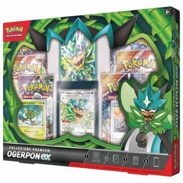 Pokémon BOX OGERPON EX Premium Collection | Pokémon Gioco di Carte