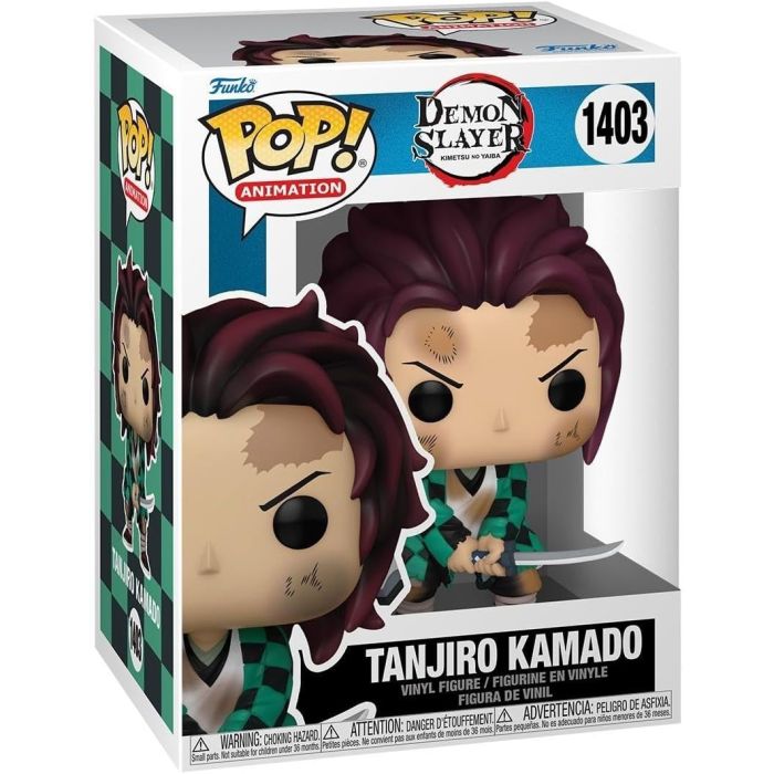 FUNKO POP ANIME Demon Slayer 1403 Tanjiro Kamado (Training) 9cm main product photo