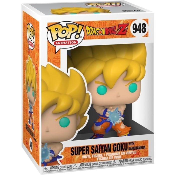 FUNKO POP ANIME Dragon Ball Z 948 Super Saiyan Goku with Kamehameha 9cm main product photo