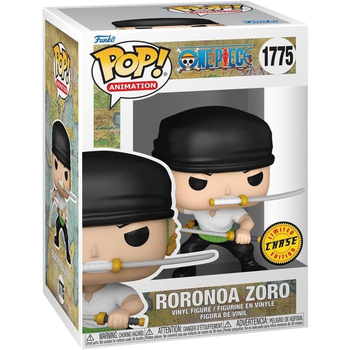 FUNKO POP ANIME One Piece 1775 Roronoa Zoro CHASE Limited Edition 9cm main product photo