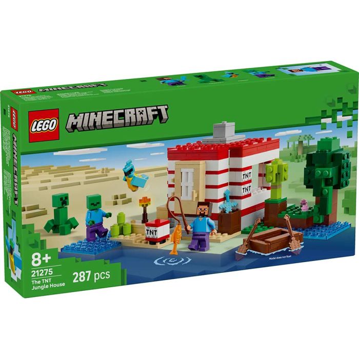 LEGO MINECRAFT 21275 Casa nella giungla esplosiva | LEGO MINECRAFT 8+ main product photo