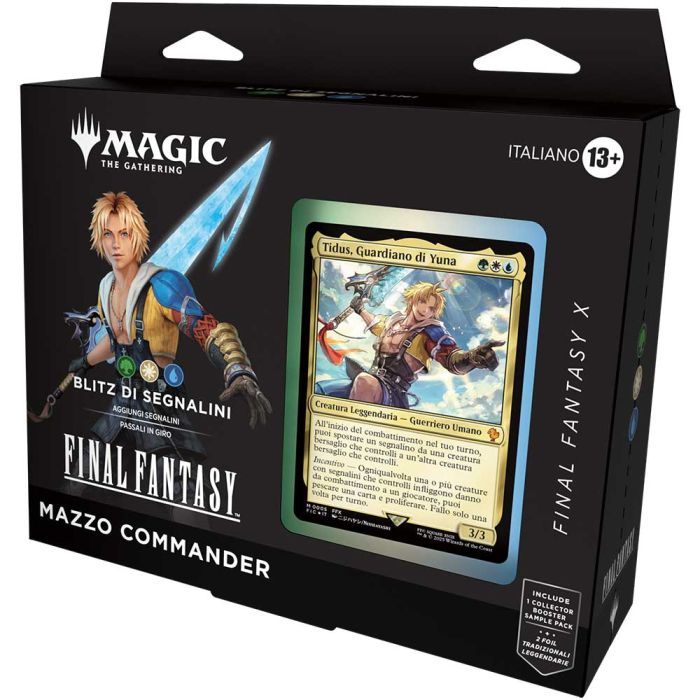 Magic Mazzo Commander Final Fantasy Blitz di Segnalini | Gioco di Carte Magic ITA 13+ main product photo
