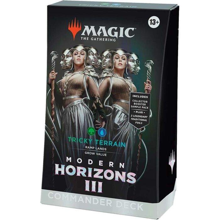 Magic Commander Deck Modern Horizons 3 Tricky Terrain | Gioco di Carte Magic ENG 13+ main product photo
