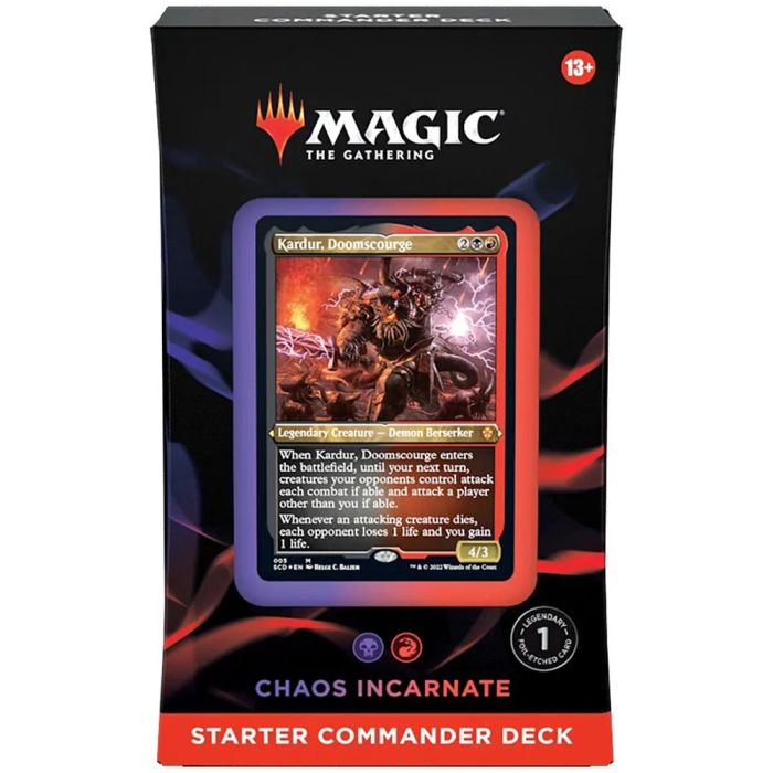 Magic Commander Starter Deck Chaos Incarnate | Gioco di Carte Magic ENG 13+ main product photo