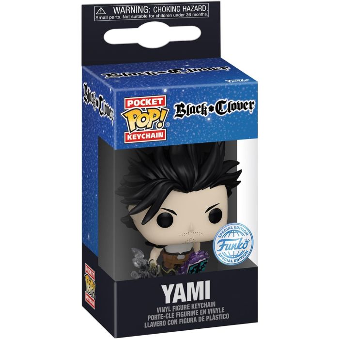 FUNKO POP Portachiavi Anime Black Clover Yami 4cm main product photo
