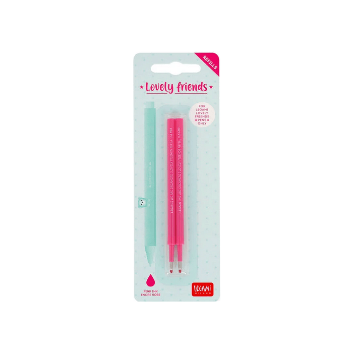 REFILL ROSA x2 Penne Gel LOVELY FRIENDS Non Cancellabili Legami main product photo